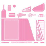 A Lifetime of Adventure Mini Memory Book Sie Set 24 Dies Tonic Studios 5501e