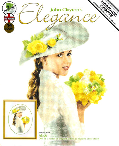 Alice Elegance Evenweave By John Clayton's for Heritage Crafts JLAL1125