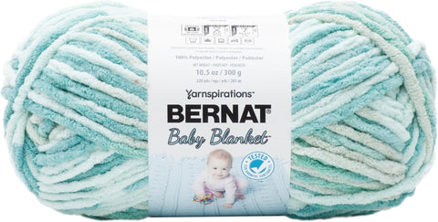 Baby Blue / Green 300g Yarn Ball Bernat Baby Blanket Yarnspirations By Bernat 04795