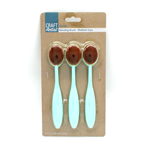 Craft Artist Ink Blending Brushes Medium Pack of 3 By Crafts Too CAT162