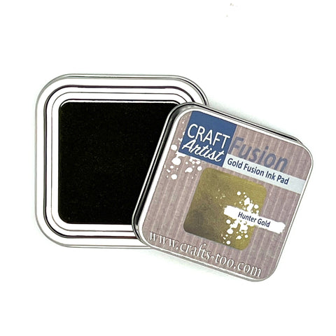 Hunter Gold Craft Artist Gold Fusion Ink Pad John Lockwood By Crafts Too CAT164