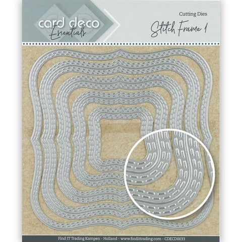 Stitch Frame 1 Cutting Dies Card Deco Es sentials By Find It CDECD0033