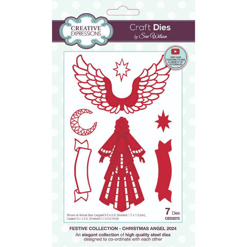 2024 Christmas Angel Festive Collection by Sue Wilson Creative Expressions CED3275