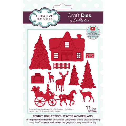Winter Wonderland Christmas Festive Collection 2024 by Sue Wilson Creative Expressions CED3286