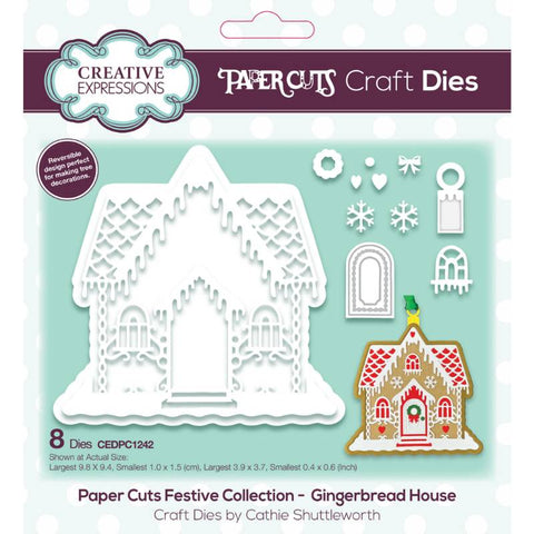 Gingerbread House Paper Cuts Collection Craft Die By Cathie Shuttleworth Creative Expressions CEDPC1242
