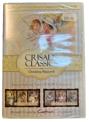 Crisalis Classic Christine Hawworth Twin CD ROM Digital Craft By Crafters Companion