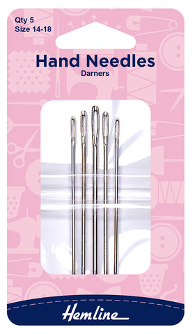 Darners Hand Sewing Needles 14-18 5pcs Hemline 204.1418