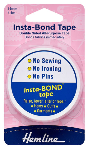 Insta-Bond Tape Double Sided All Purpose Tape Hemline H782