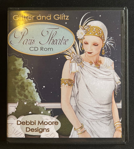 Paris Theatre Cd Rom Digi Crafting Paper Crafting CD Rom By Debbi Moore Designs DMCDSET168