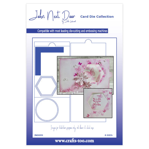 Slide Card John Next Door Card Die Collection (8pcs) Ref: JND099