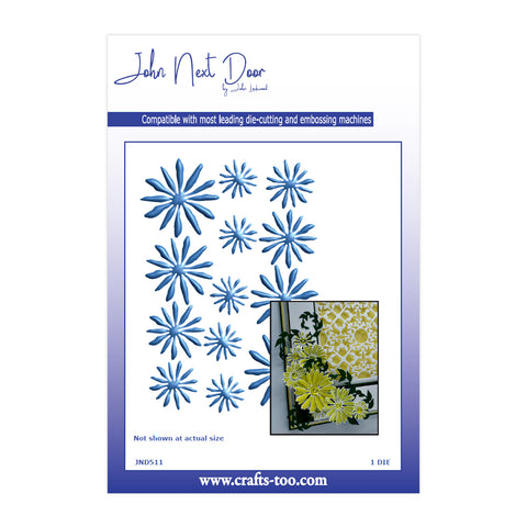 Tatty Gerbera Dies John Next Door By John Lockwood For Craft Too JND511