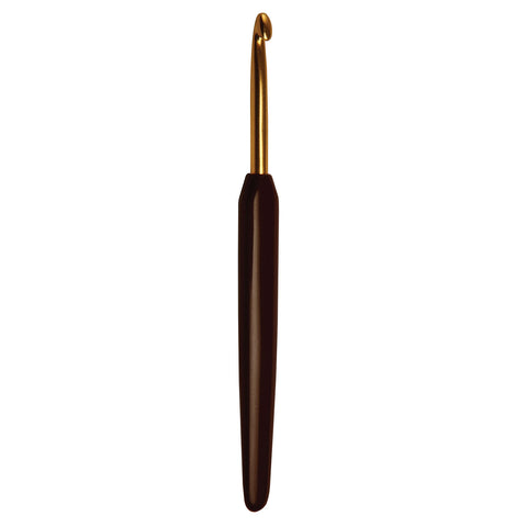 Crochet Hook 10.00mm Aluminium Gold Soft Grip KnitPro 30885