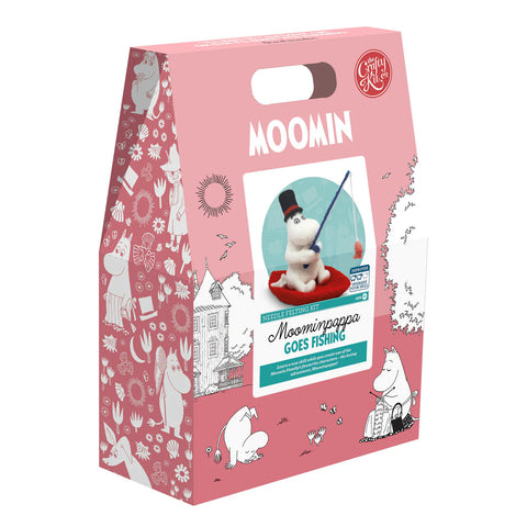 Moonin Moomingpappa Goes Fishing Felting Kit By The Crafty Kit Company CKC-MOOMIN-019