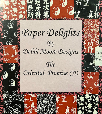 Paper Delights Oriental Promise Digi Crafting Papercrafting CD Rom By Debbi Moore Designs