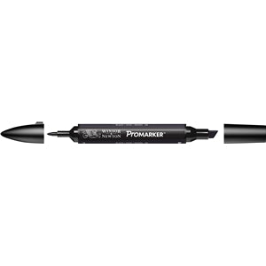 Black Promarker Winsor and Newton 0203030