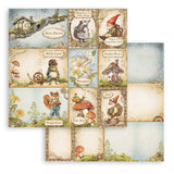 Hidden Grove By Farrel Tailor Scrapbooking Pad 10 Double Sided 30.5 x 30.5 cm (12x12) Stamperia SBBL168