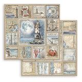 Silent Sea Scrapbooking Pad 10 Double Sided 30.5 x 30.5 cm (12x12) Stamperia SBBL169