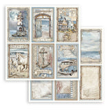Silent Sea Scrapbooking Pad 10 Double Sided 30.5 x 30.5 cm (12x12) Stamperia SBBL169