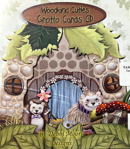 Woodland Cuties Grotto Cards Digicrafting Papercrafting CD Rom By Debbi Moore Designs