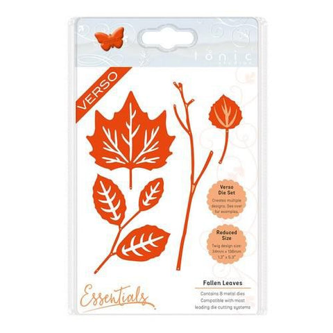 Fallen Leaves Essentials Die Set Tonic Studios 1433e