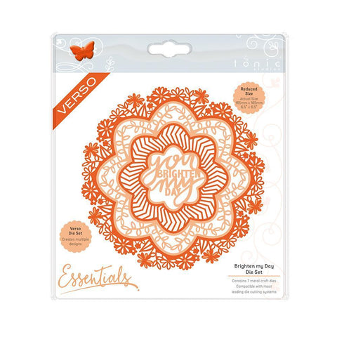 Brighten My Day Layering Verso Die Set Tonic Studios 2172e