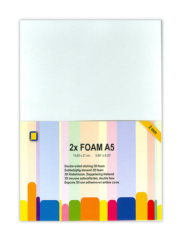 Foam A5 x2 Sheets 2mm By JEJE 3.3242