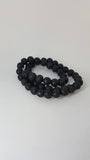 Natural Lava Stone Bead Strands, Round, 8mm, Hole: 1mm; approx 50pcs 15.7" TRC445