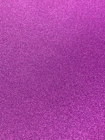 A4 Purple Non-shed Glitter Card
