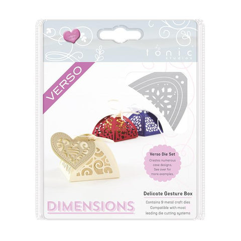 Delicate Gesture Box Verso Die Set By Tonic Studios 748e