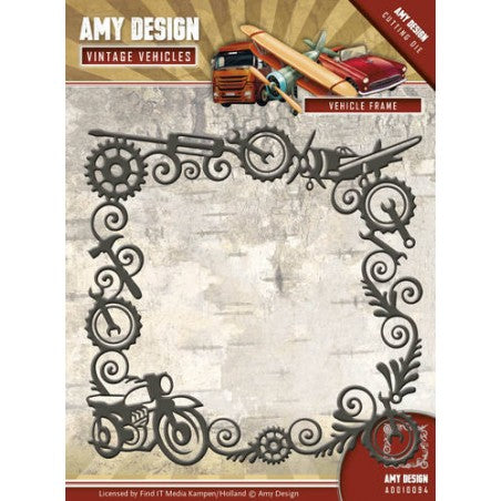 Vintage Vehicles Frame Die By Amy Design By Find It Trading ADD10094