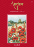 Poppy Field Counted Cross Stitch Kit By Anchor AK114