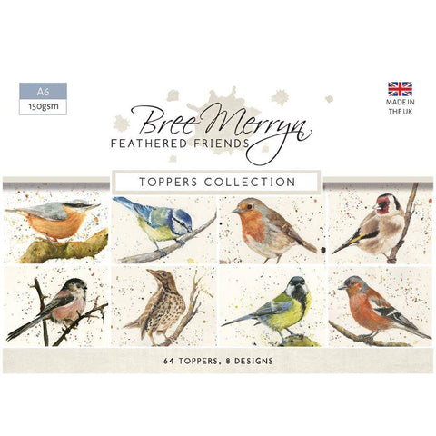 Feathered Friends Toppers Collection A6 Pad 150gsm Creative World of Crafts BM1037