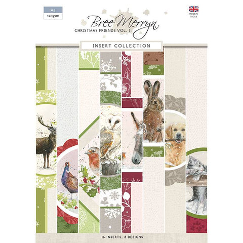 Bree Merryn Christmas Friends Vol. 2 Die Cut Collection A4 Pad 300gsm Creative World of Crafts BM1052
