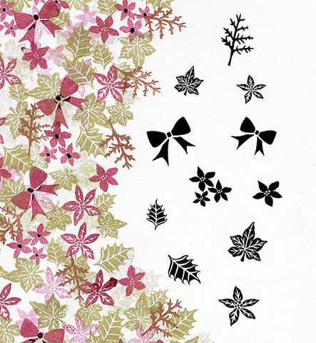 Bijou Blooms Majestix Clear Peg Stamp Set By Card-io CDMABIJ-01