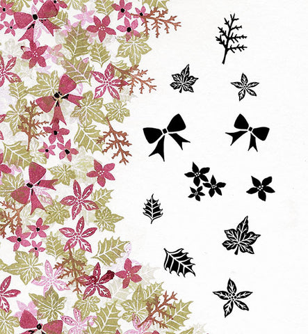 Bijou Blooms Majestix Clear Peg Stamp Set By Card-io CDMABIJ-01