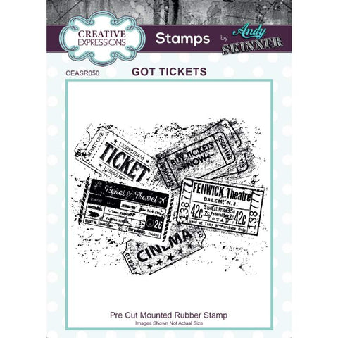 Got Ticket Stamps By Andy Skinner For Creative Expressions CEASR050
