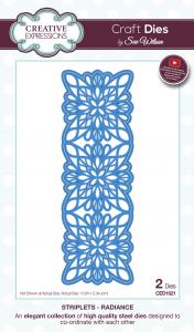 Radiance Striplets Collection Die By Sue Wilson Creative Expressions CED1621