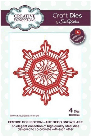 Art Deco Festive Festive Collection Dies Sue Wilson Creative Expressions CED3124