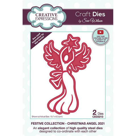 2021 Christmas Angel Festive Collection by Sue Wilson Creative Expressions CED3213