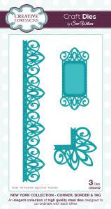 Corner, Border & Tag New York Collection Sue Wilson Creative Expressions CED4102