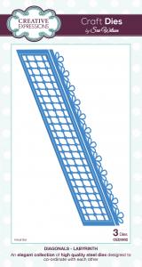 Labyrinth Diagonals Collection Striplet By Sue Wilson Creative Expressions CED5602