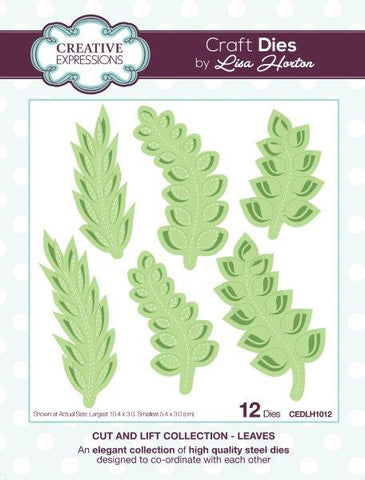 Leaves Cut And Lift Collection Dies By Lisa Horton Creative Expressions CEDLH1012