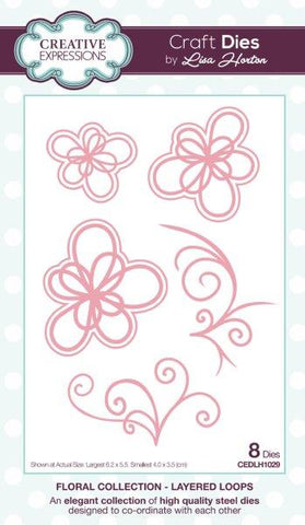 Layered Loops Floral Collection Dies Lisa Horton Creative Expressions CEDLH1029