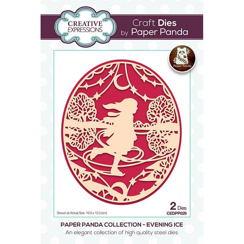 Evening Ice Paper Panda Collection Dies Creative Expressions CEDPP029