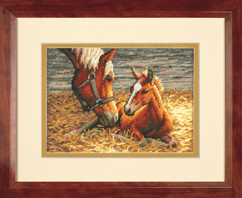 Good Morning The Gold Collection Counted Cross Stitch Kit By Dimensions 70-65119