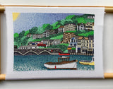 Looe Harbour, Cornwall Counted Cross Stitch Kit By Emma Louise Art Stitch Design