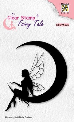 Elf on The Moon Fairy Tale Clear Stamps Nellie Snellen FTCS036