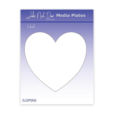 Heart Media Plate John Next Door By John Lockwood JLGP006