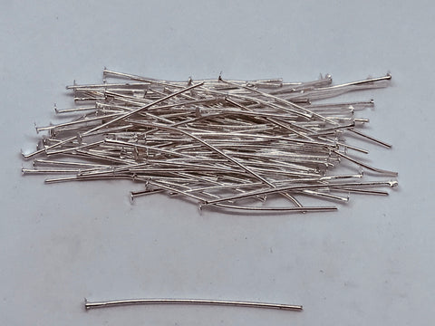 Silver Colour Headpins 0.7cm x 4cm Long 100pcs TRC408
