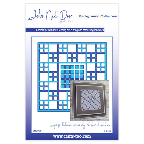 Mosiac Background Collection John Next Door Dies By John Lockwood (3pcs) JND098